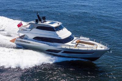 Riviera 78 Motor Yacht Enclosed Bridge Deck Manufacturer Provided Image